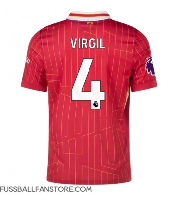 Liverpool Virgil van Dijk #4 Replik Heimtrikot 2024-25 Kurzarm